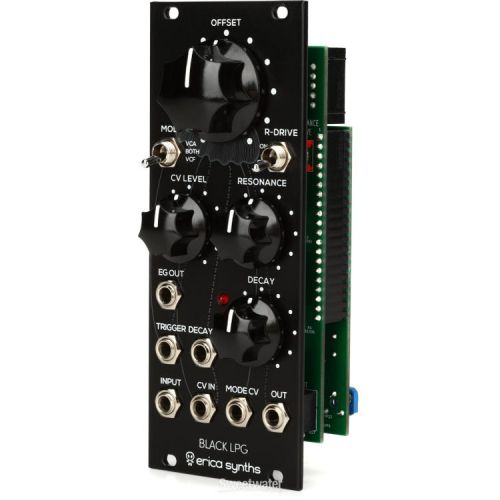  Erica Synths Black LPG Analog Eurorack Lowpass Gate Module