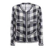 Ermanno Scervino Check pure linen jacket