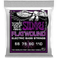 Ernie Ball Power Slinky Flatwound Bass Set, .055 - .110
