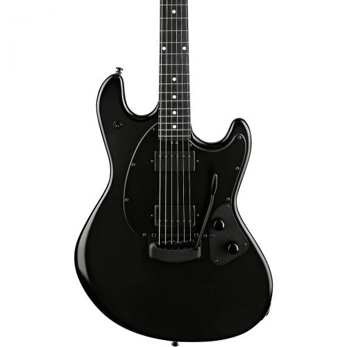  Ernie Ball Music Man},description:With big, bold tones and silky playability, this Stealth Black StingRay guitar is a great melding of traditional design and craftsmanship with mod