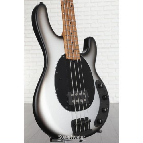  Ernie Ball Music Man StingRay Special Bass Guitar - Black Rock with Maple Fingerboard
