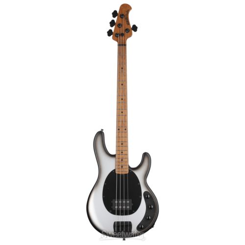  Ernie Ball Music Man StingRay Special Bass Guitar - Black Rock with Maple Fingerboard