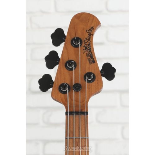  Ernie Ball Music Man StingRay Special Bass Guitar - Black Rock with Maple Fingerboard