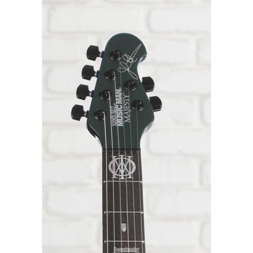  Ernie Ball Music Man John Petrucci Signature Majesty 6 Electric Guitar - Emerald Iris, Sweetwater Exclusive