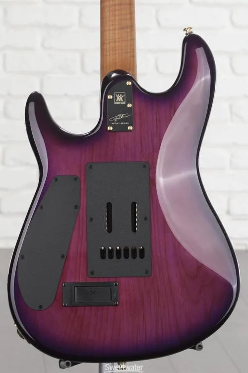  Ernie Ball Music Man Jason Richardson Signature Cutlass HH Electric Guitar - Majora Purple Demo