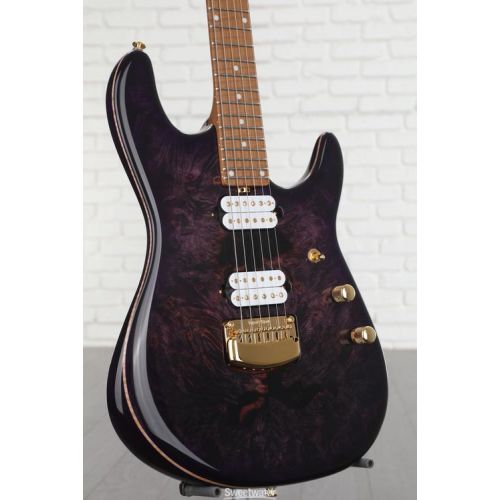  Ernie Ball Music Man Jason Richardson Signature Cutlass HH Electric Guitar - Majora Purple Demo