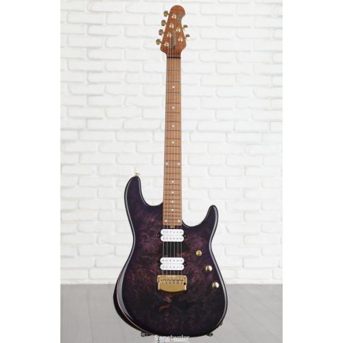  Ernie Ball Music Man Jason Richardson Signature Cutlass HH Electric Guitar - Majora Purple Demo