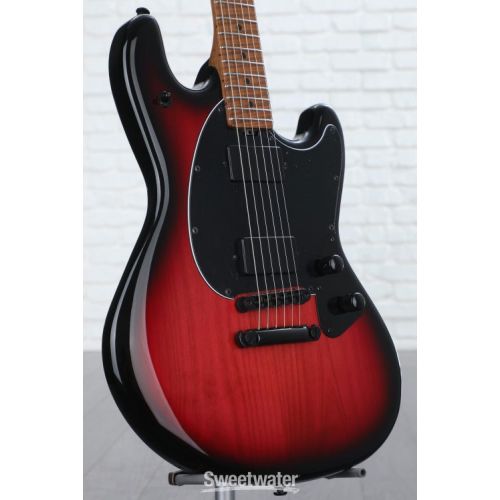  Ernie Ball Music Man StingRay HT Electric Guitar - Raspberry Burst