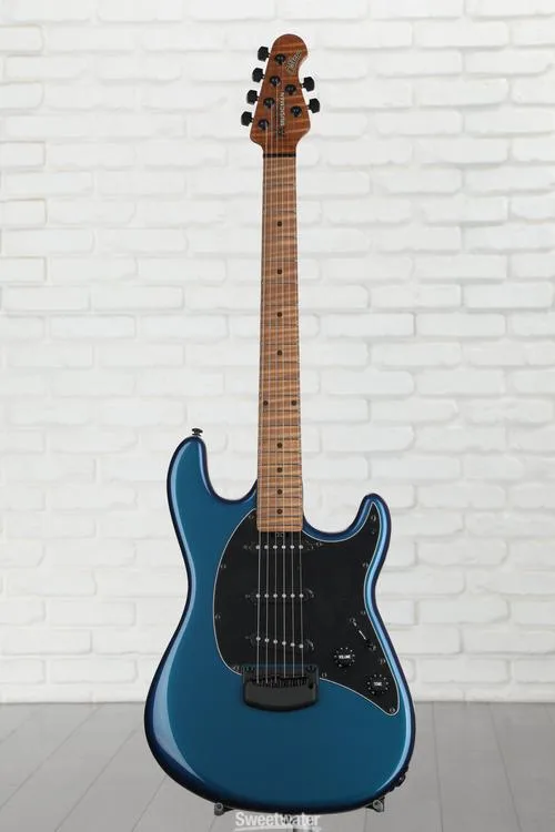  Ernie Ball Music Man Cutlass HT SSS Electric Guitar - Saphhire Iris, Sweetwater Exclusive