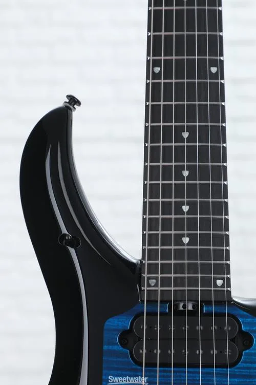  Ernie Ball Music Man John Petrucci Majesty 7 Electric Guitar - Okelani Blue