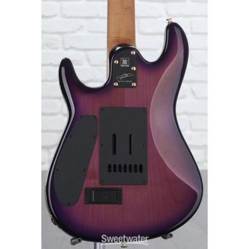  Ernie Ball Music Man Jason Richardson Signature Cutlass HH 7-String Electric Guitar - Majora Purple
