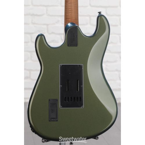  Ernie Ball Music Man Cutlass HT SSS Electric Guitar - Emerald Iris, Sweetwater Exclusive