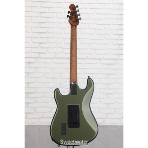  Ernie Ball Music Man Cutlass HT SSS Electric Guitar - Emerald Iris, Sweetwater Exclusive