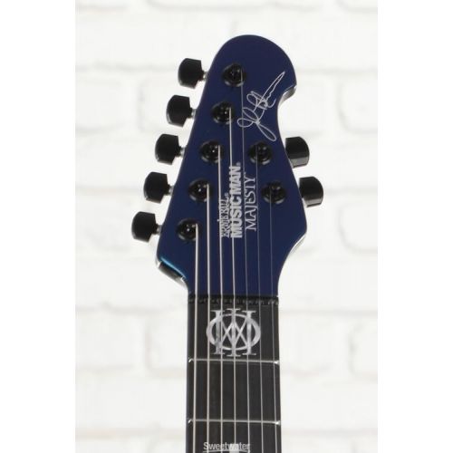  Ernie Ball Music Man John Petrucci Majesty 7 Electric Guitar - Sapphire Iris, Sweetwater Exclusive