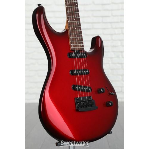  Ernie Ball Music Man Steve Lukather L4 SSS Electric Guitar - Redburst