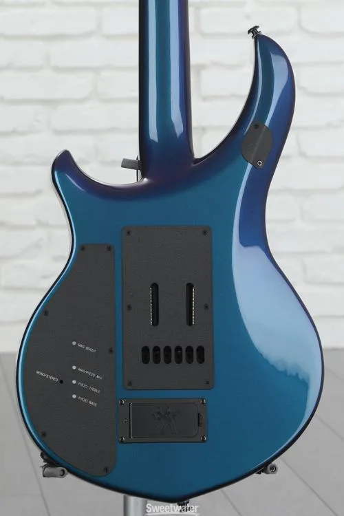  Ernie Ball Music Man John Petrucci Signature Majesty 6 Electric Guitar - Sapphire Iris, Sweetwater Exclusive