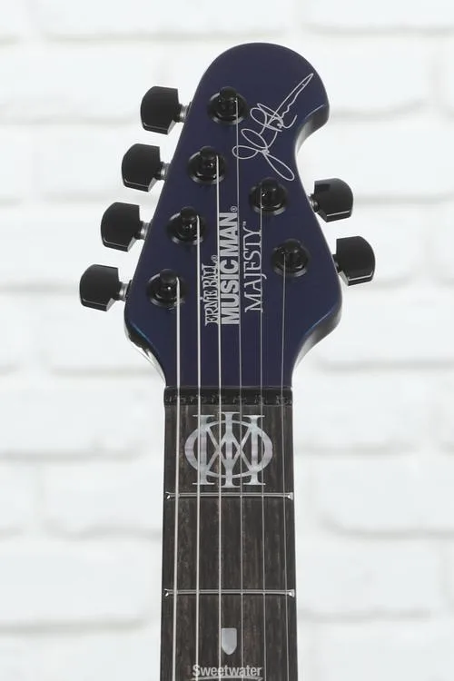  Ernie Ball Music Man John Petrucci Signature Majesty 6 Electric Guitar - Sapphire Iris, Sweetwater Exclusive