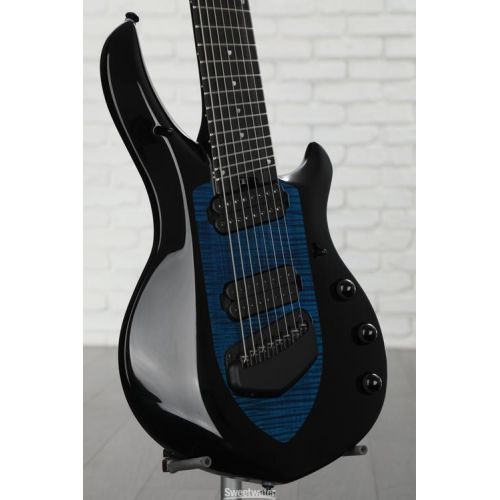  Ernie Ball Music Man John Petrucci Majesty 8 String Electric Guitar - Okelani Blue