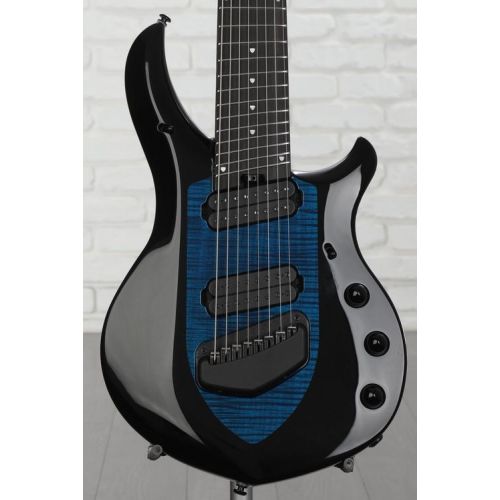  Ernie Ball Music Man John Petrucci Majesty 8 String Electric Guitar - Okelani Blue