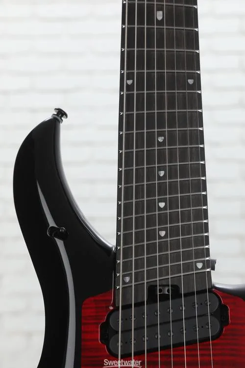  Ernie Ball Music Man John Petrucci Majesty 8 String Electric Guitar - Sanguine Red