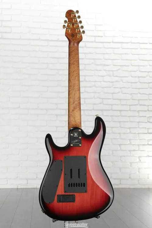  Ernie Ball Music Man Jason Richardson Signature Cutlass HH 7-String Electric Guitar - Rorschach Red