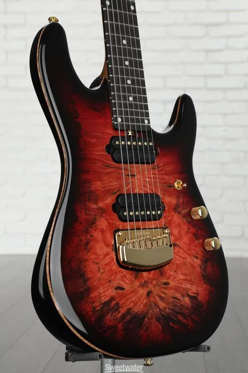  Ernie Ball Music Man Jason Richardson Signature Cutlass HH 7-String Electric Guitar - Rorschach Red