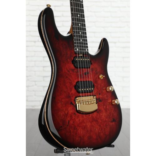  Ernie Ball Music Man Jason Richardson Signature Cutlass HH Electric Guitar - Rorschach Red