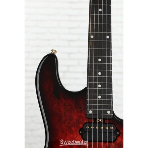  Ernie Ball Music Man Jason Richardson Signature Cutlass HH Electric Guitar - Rorschach Red