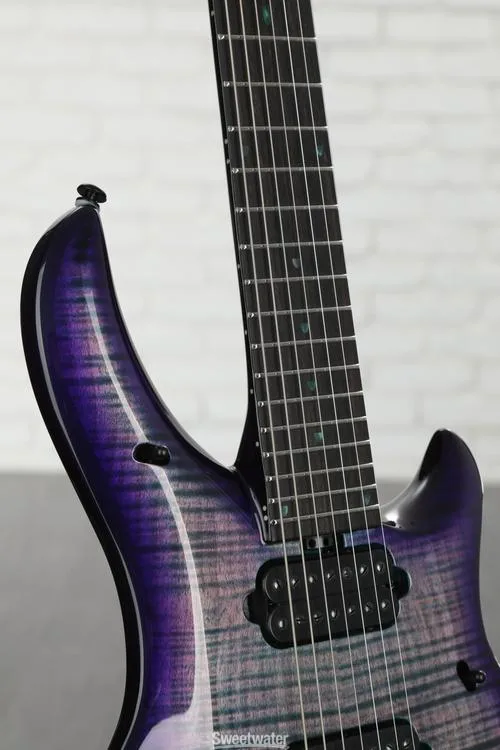  Ernie Ball Music Man John Petrucci Limited-edition Maple Top Majesty 7 String Electric Guitar - Amethyst Crystal