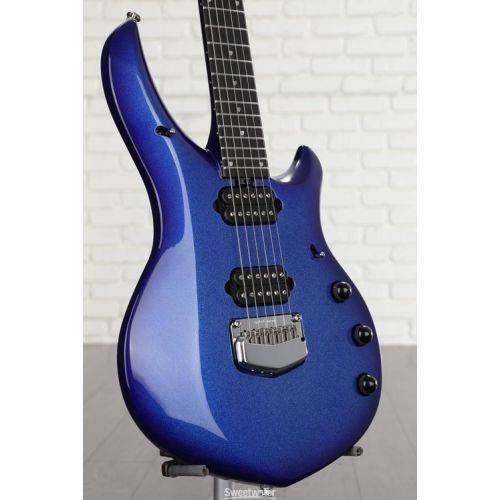  Ernie Ball Music Man John Petrucci Signature Majesty Electric Guitar - Pacific Blue Sparkle, Sweetwater Exclusive