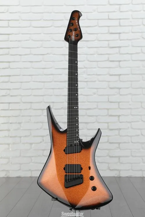  Ernie Ball Music Man Kaizen 6 Solidbody Electric Guitar - Ember Burst