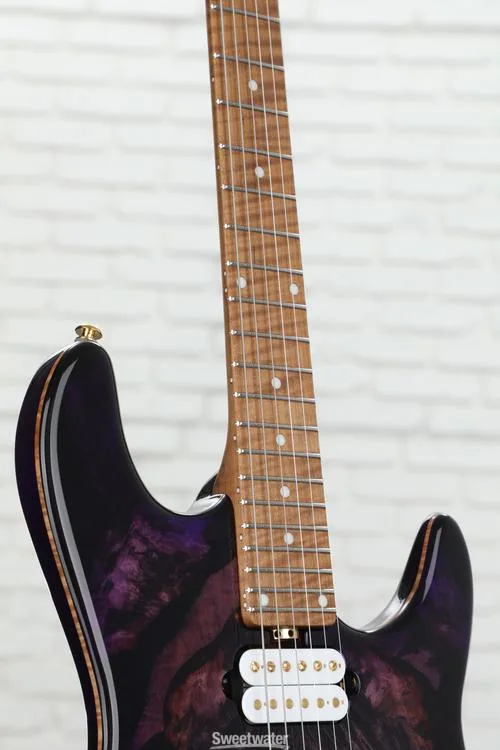  Ernie Ball Music Man Jason Richardson Signature Cutlass HH Electric Guitar - Majora Purple