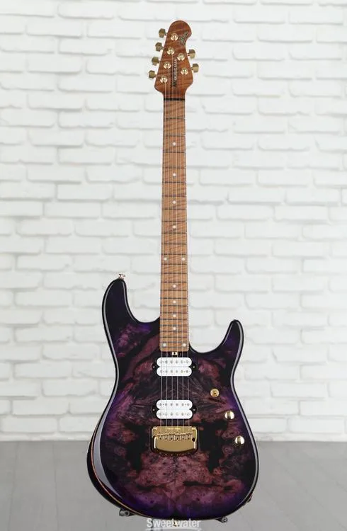  Ernie Ball Music Man Jason Richardson Signature Cutlass HH Electric Guitar - Majora Purple