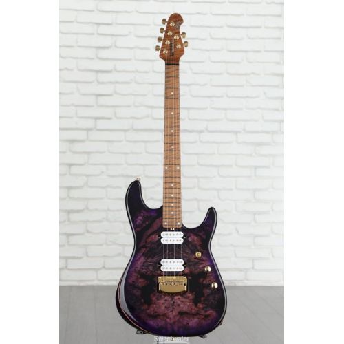  Ernie Ball Music Man Jason Richardson Signature Cutlass HH Electric Guitar - Majora Purple