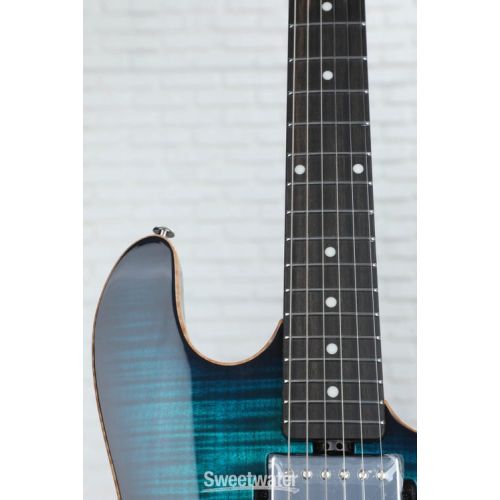  Ernie Ball Music Man Sabre Electric Guitar - Blue Moonstone