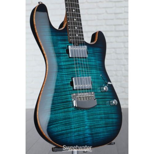  Ernie Ball Music Man Sabre Electric Guitar - Blue Moonstone