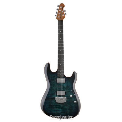  Ernie Ball Music Man Sabre Electric Guitar - Blue Moonstone