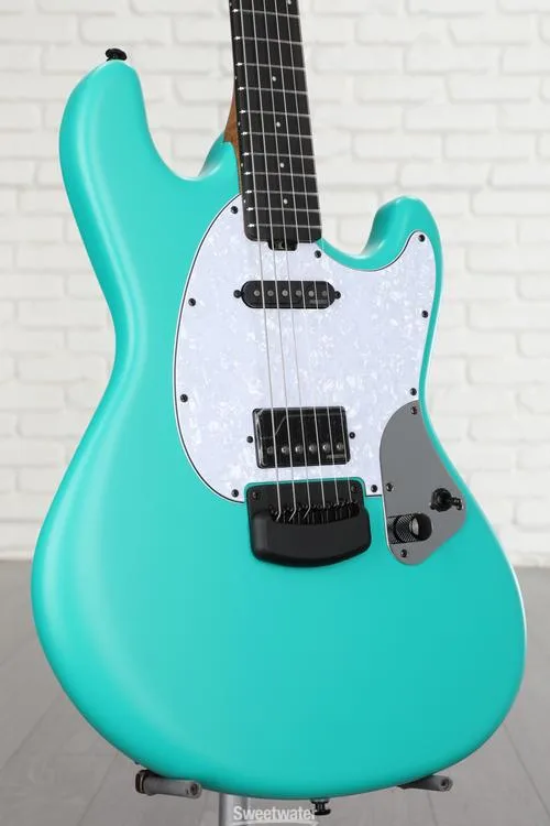  Ernie Ball Music Man Limited-edition Signature Fluff StingRay HT Electric Guitar - Tealy Dan, Sweetwater Exclusive