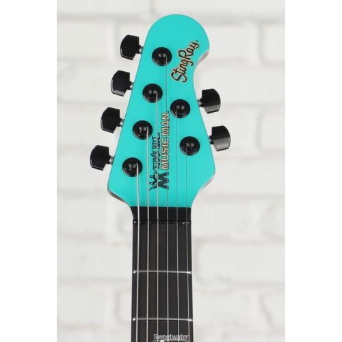  Ernie Ball Music Man Limited-edition Signature Fluff StingRay HT Electric Guitar - Tealy Dan, Sweetwater Exclusive