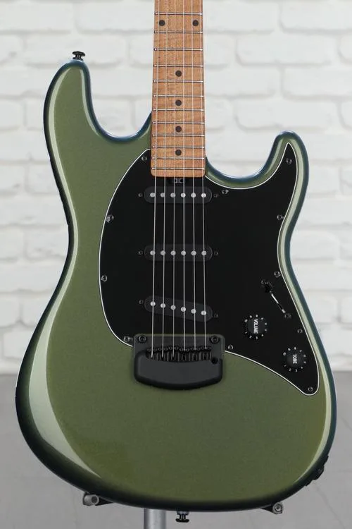 Ernie Ball Music Man Cutlass HT SSS Electric Guitar - Emerald Iris, Sweetwater Exclusive Demo