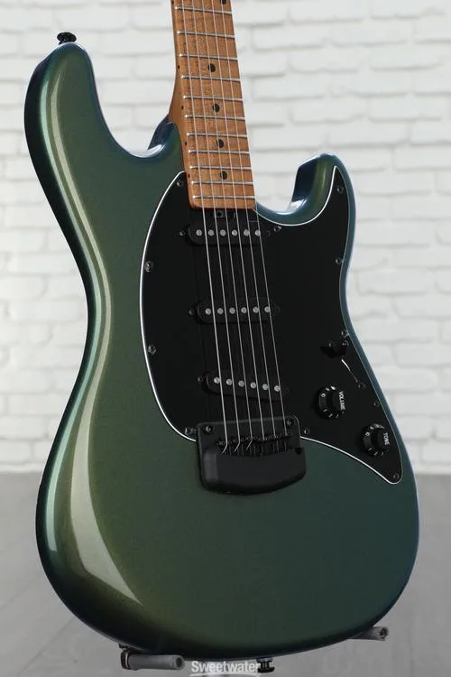  Ernie Ball Music Man Cutlass HT SSS Electric Guitar - Emerald Iris, Sweetwater Exclusive Demo