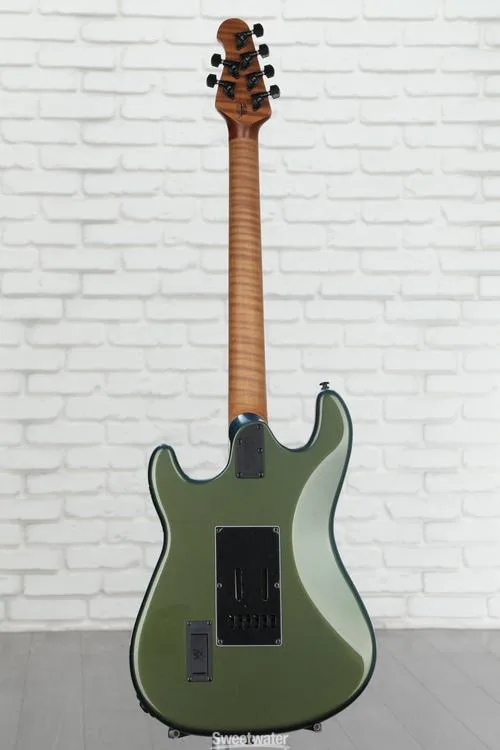  Ernie Ball Music Man Cutlass HT SSS Electric Guitar - Emerald Iris, Sweetwater Exclusive Demo