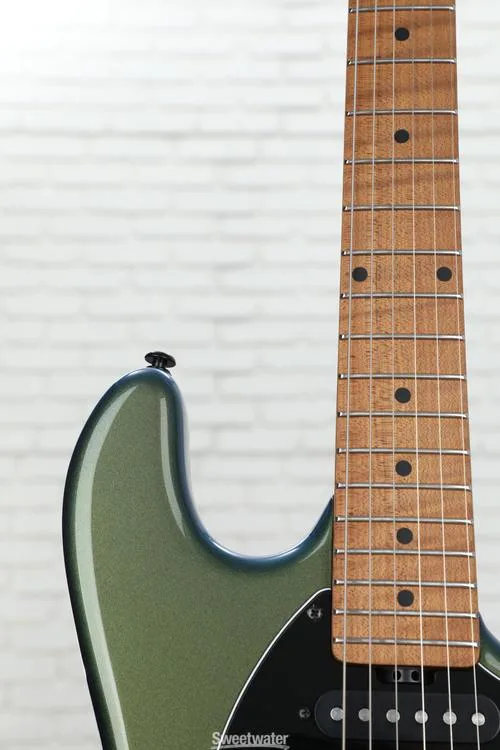  Ernie Ball Music Man Cutlass HT SSS Electric Guitar - Emerald Iris, Sweetwater Exclusive Demo