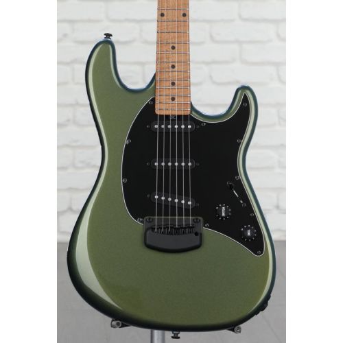  Ernie Ball Music Man Cutlass HT SSS Electric Guitar - Emerald Iris, Sweetwater Exclusive Demo