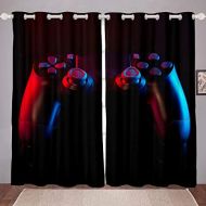 [아마존베스트]Erosebridal Games Curtain Boys Teens Gamer Video Game Gamepad Curtains Kids Child Novelty Modern Game Controller Window Curtain for Bedroom Luxury Gaming Darkening Thermal Drapes 2 Panels 38 X