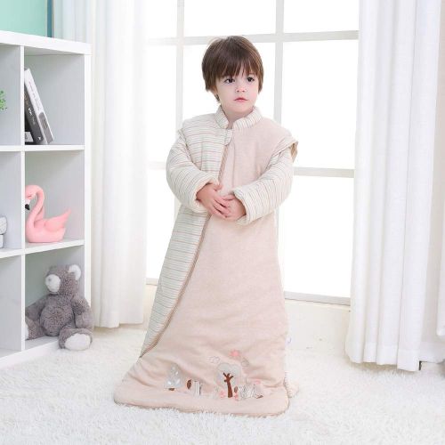  EsTong Unisex Baby Sleep Bag Wearable Blanket Cotton Sleeping Bag Long Sleeve Nest Nightgowns Rabbit/3.5 Tog M/1-2 Years