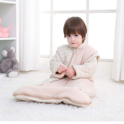  EsTong Unisex Baby Sleep Bag Wearable Blanket Cotton Sleeping Bag Long Sleeve Nest Nightgowns Rabbit/3.5 Tog M/1-2 Years