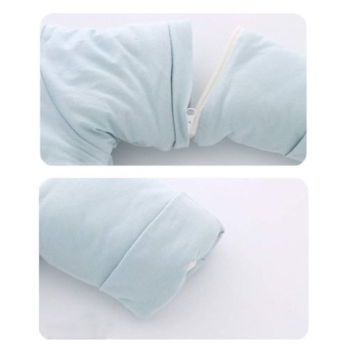  EsTong Unisex Baby Detachable Sleeves Sleep Bag Cartoon Whale Wearable Blanket Cotton Nest Nightgowns Sleeping Bag