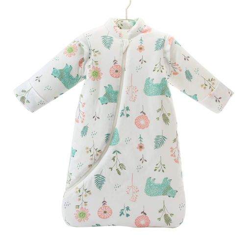  EsTong Baby Cotton Sleeping Bag Detachable Sleeve Wearable Blanket