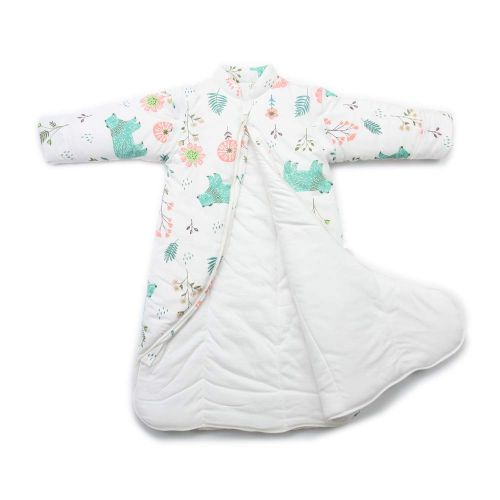  EsTong Baby Cotton Sleeping Bag Detachable Sleeve Wearable Blanket